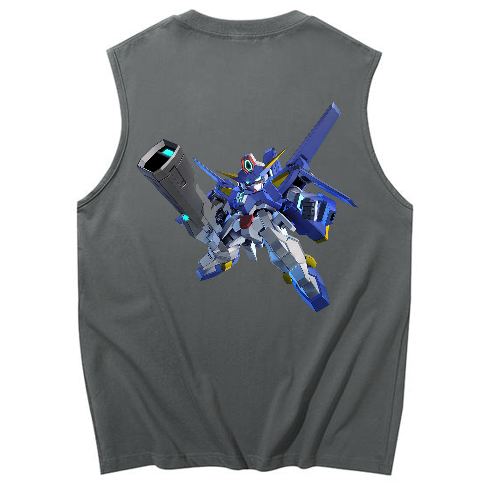 （画像用） 機動戦士ガンダム Mobile Suit Gundam コットン100％タンクトップ（背面プリント）
